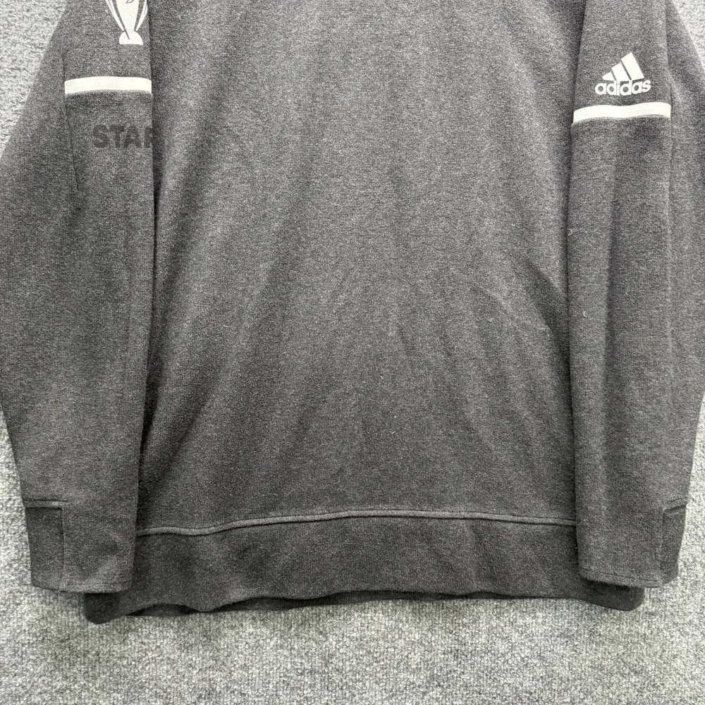 Adidas‎ One Game To Glory Sweatshirt Men's Size XL Gray V-Neck Staff Graphic